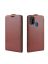 Brodef Flip вертикальный эко кожаный чехол книжка Samsung Galaxy M21 / Galaxy M30s коричневый