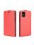 Brodef Flip вертикальный эко кожаный чехол книжка Samsung Galaxy M31s красный