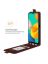 Brodef Flip вертикальный эко кожаный чехол книжка Samsung Galaxy M32 Коричневый