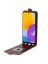 Brodef Flip вертикальный эко кожаный чехол книжка Samsung Galaxy M52 Коричневый