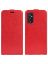 Brodef Flip вертикальный эко кожаный чехол книжка Samsung Galaxy M52 Красный