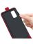 Brodef Flip вертикальный эко кожаный чехол книжка Samsung Galaxy M52 Красный