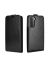 Brodef Flip вертикальный эко кожаный чехол книжка Samsung Galaxy S21 черный