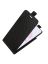 Brodef Flip вертикальный эко кожаный чехол книжка Samsung Galaxy S22 Черный
