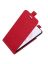 Brodef Flip вертикальный эко кожаный чехол книжка Samsung Galaxy S22 Красный
