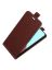 Brodef Flip вертикальный эко кожаный чехол книжка Xiaomi Mi 11 Lite Коричневый