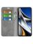 Brodef Wish эко кожаный чехол книжка Xiaomi Poco X4 Pro 5G Серый