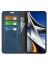 Brodef Wish кожаный чехол книжка Xiaomi Poco X4 Pro 5G Синий