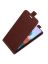 Brodef Flip вертикальный эко кожаный чехол книжка Xiaomi Redmi Note 10 Pro Коричневый