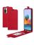 Brodef Flip вертикальный эко кожаный чехол книжка Xiaomi Redmi Note 10 Pro Красный