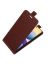 Brodef Flip вертикальный эко кожаный чехол книжка Xiaomi Redmi Note 10T / Poco M3 Pro Коричневый