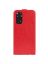 Brodef Flip вертикальный эко кожаный чехол книжка Xiaomi Redmi Note 11 / 11S Красный