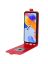 Brodef Flip вертикальный эко кожаный чехол книжка Xiaomi Redmi Note 11 Pro Красный
