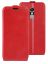 Brodef Flip вертикальный эко кожаный чехол книжка Xiaomi Redmi Note 4X красный