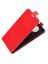 Brodef Flip вертикальный эко кожаный чехол книжка Xiaomi Redmi Note 9T Красный