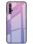 Brodef Gradation стеклянный чехол для Gradation Градиентный чехол из стекла и силиконового бампера для Huawei Honor 20 / Nova 5T розовый
