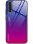 Brodef Gradation стеклянный чехол для Gradation Градиентный чехол из стекла и силиконового бампера для Huawei P Smart 2021 фиолетовый