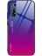 Brodef Gradation стеклянный чехол для Gradation Градиентный чехол из стекла и силиконового бампера для Realme 7 фиолетовый