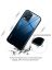 Brodef Gradation стеклянный чехол для Realme 8 Pro / Realme 8 Синий / Черный