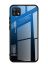 Brodef Gradation стеклянный чехол для Samsung Galaxy A22s / Самсунг Галакси А22с Синий