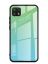 Brodef Gradation стеклянный чехол для Samsung Galaxy A22s / Самсунг Галакси А22с Бирюзовый