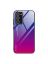 Brodef Gradation стеклянный чехол для Samsung Galaxy A52 Синий / Розовый