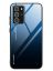 Brodef Gradation стеклянный чехол для Samsung Galaxy Note 20 синий