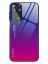 Brodef Gradation стеклянный чехол для Xiaomi Poco M4 Pro 5G Синий / Розовый