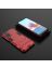 Brodef IRON Противоударный с подставкой чехол для Xiaomi Redmi Note 10 Красный