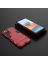 Brodef IRON Противоударный с подставкой чехол для Xiaomi Redmi Note 10 Pro Красный