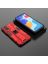 Brodef Sonic Противоударный с подставкой чехол для Xiaomi Redmi Note 11 / 11S Красный
