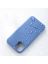 Brodef Liquid Силиконовый чехол для iPhone 11 Синий с микрофиброй