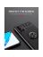 Brodef Revolve Силиконовый чехол с кольцом для OnePlus 9R Черный
