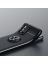 Brodef Revolve Силиконовый чехол с кольцом для OPPO A74 Черный
