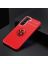 Brodef Revolve Силиконовый чехол с кольцом для Samsung Galaxy S22 Plus / S22+ Красный