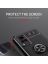 Brodef Revolve Силиконовый чехол с кольцом для Vivo X60 Pro Черный