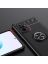 Brodef Revolve Силиконовый чехол с кольцом для Xiaomi Redmi Note 10 Pro Черный