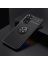 Brodef Revolve Силиконовый чехол с кольцом для Xiaomi Redmi Note 11 / 11S Черный