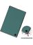 Brodef TriFold чехол книжка для Samsung Galaxy Tab A8 10.5 (2021) SM-X200 SM-X205 Зеленый