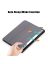 Brodef TriFold чехол книжка для Samsung Galaxy Tab S9 / S9 FE Серый