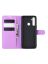 Brodef Wallet чехол книжка для Realme 5 / Realme C3 фиолетовый