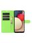 Brodef Wallet чехол книжка для Samsung Galaxy A02S зеленый