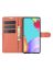 Brodef Wallet чехол книжка для Samsung Galaxy A52 коричневый