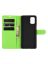 Brodef Wallet чехол книжка для Samsung Galaxy M51 зеленый