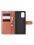 Brodef Wallet чехол книжка для Samsung Galaxy S20 FE коричневый