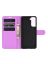 Brodef Wallet чехол книжка для Samsung Galaxy S21 фиолетовый