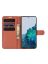 Brodef Wallet чехол книжка для Samsung Galaxy S21 коричневый