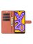 Brodef Wallet чехол книжка для vivo Y20 коричневый