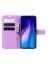 Brodef Wallet чехол книжка для Xiaomi Redmi Note 8T фиолетовый