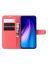 Brodef Wallet чехол книжка для Xiaomi Redmi Note 8T красный